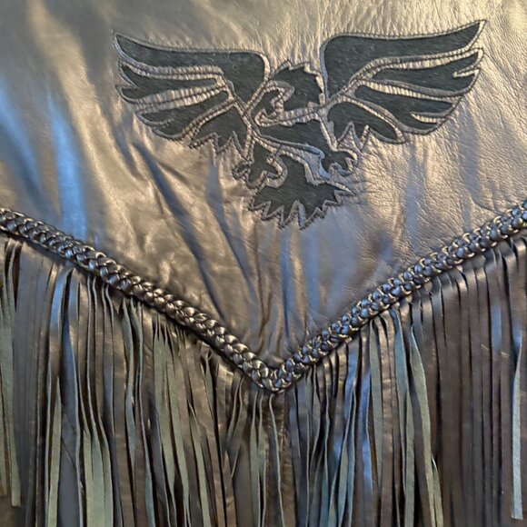 Leather Club Sheepskin Leather Jacket w/removable vest Womens' XL (est'd.) - Picture 12 of 16